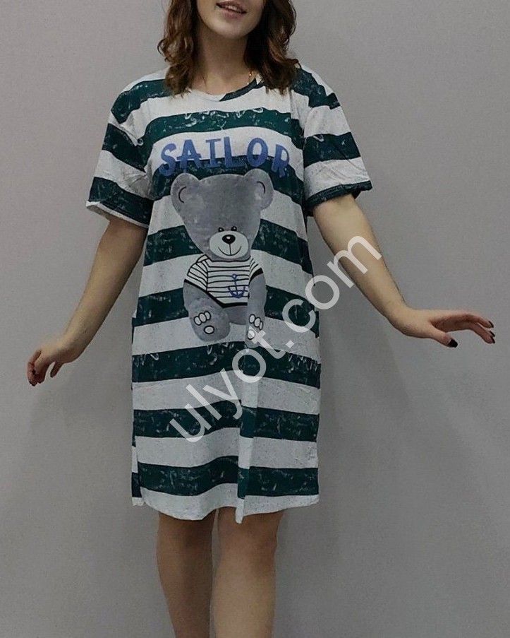 ТУНИКА (ONE SIZE 50-54) ЗЕЛЕНЫЙ 207