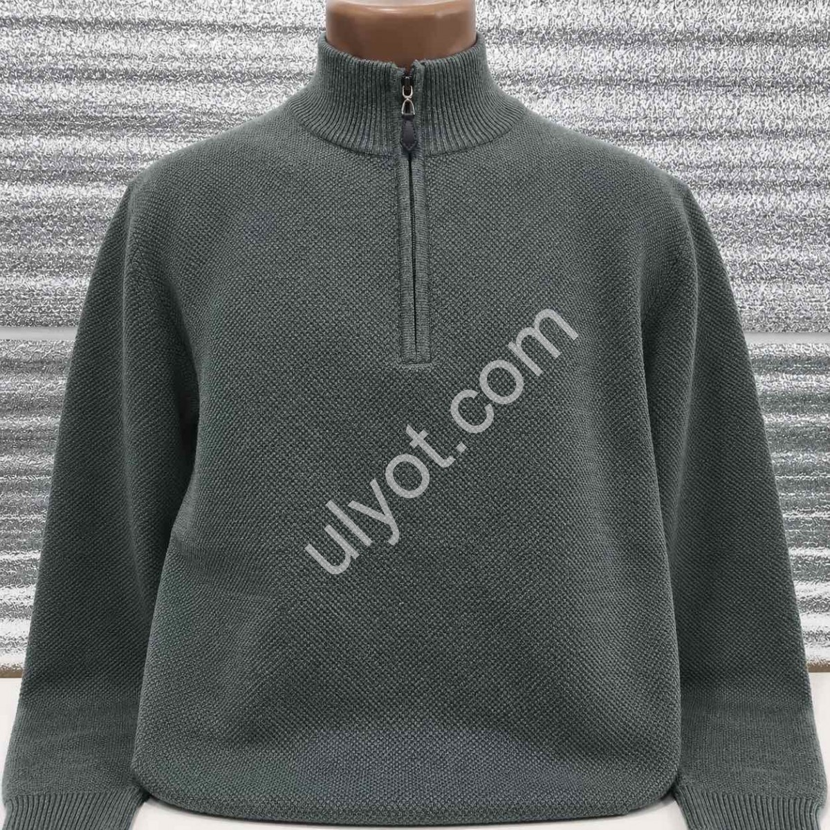 СВИТЕР (M-2XL) СЕРЫЙ 160