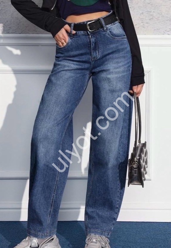 ДЖИНСЫ M.SARA (XS-XL) Т.СИНИЙ 77-3