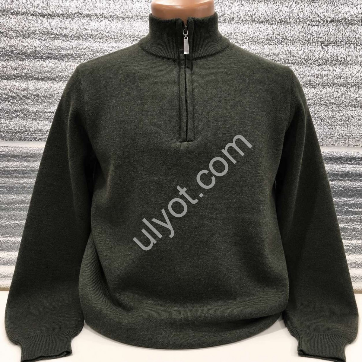 СВИТЕР (M-2XL) МЕХ ХАКИ 808