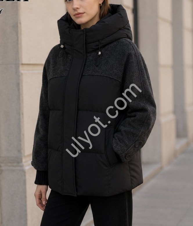 КУРТКА (S-XL) ЧЕРНЫЙ 9930