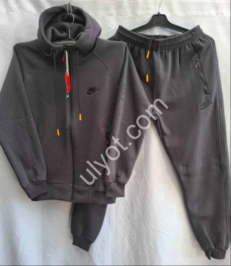 СПОРТ.КОСТЮМ N02 (48-58) МАНЖЕТ Т.СЕРЫЙ 