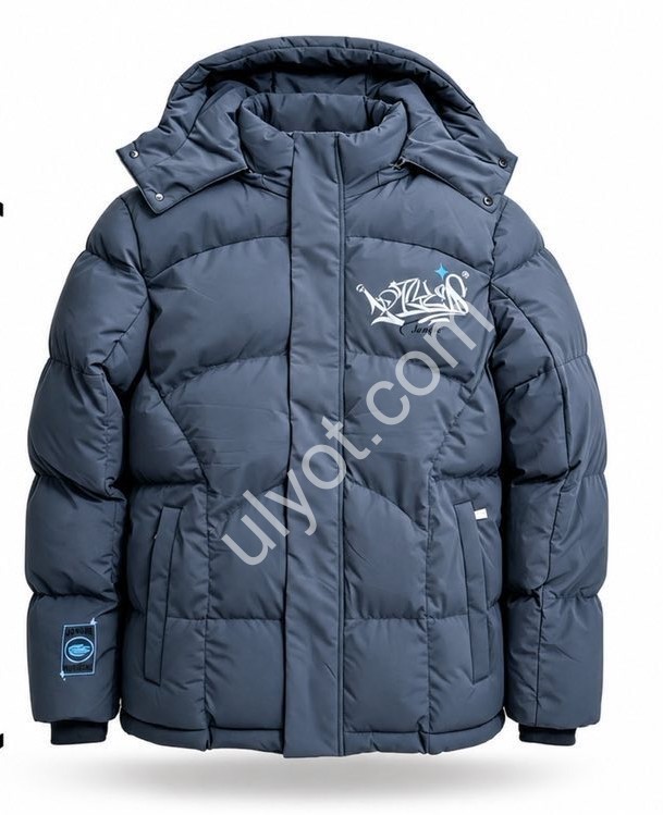 КУРТКА AUDSA (M-3XL) СІРИЙ 2610
