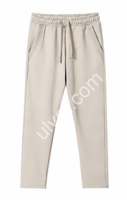 СПОРТ.ШТАНЫ (M-3XL) ФЛИС ПРЯМОЙ СВ.БЕЖ 289