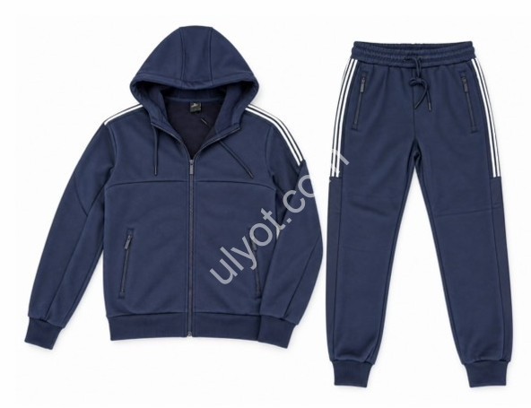 КОСТЮМ AUDSA (M-3XL) ФЛИС МАНЖЕТ СИНИЙ A260