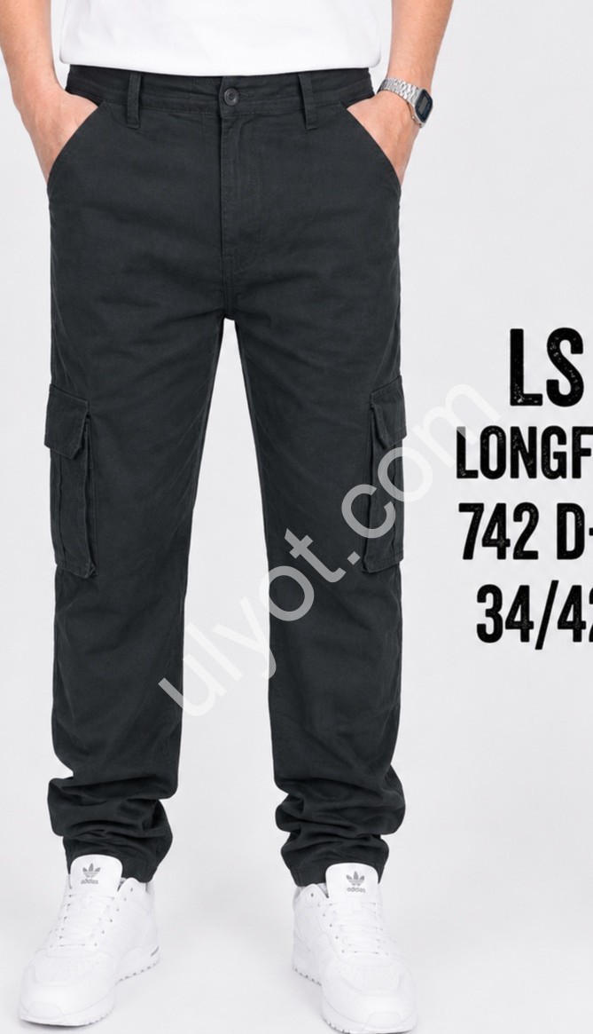 ДЖОГГЕРЫ LONGFEI (34-42) КАРГО ГРАФИТ 742D-2