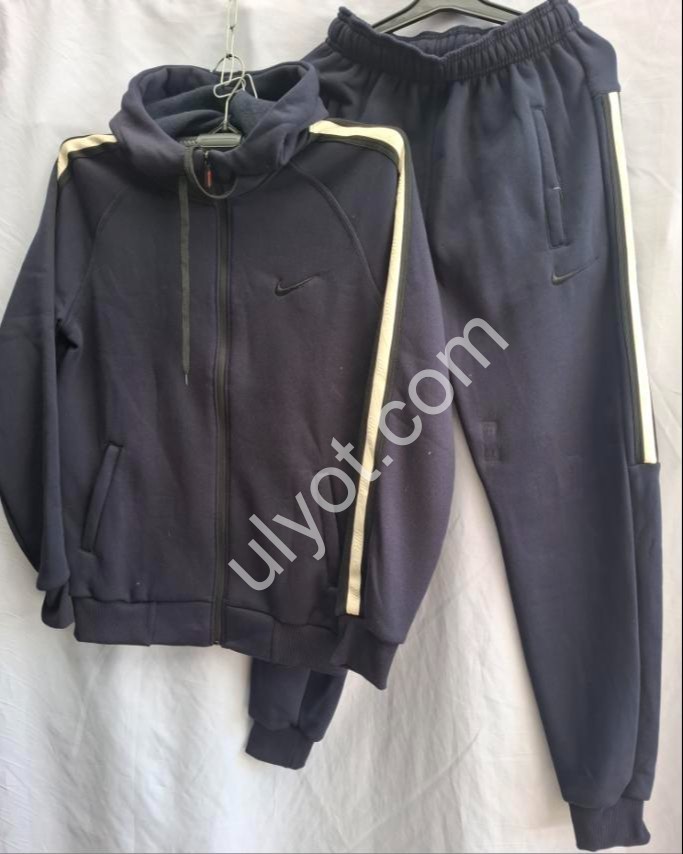 СПОРТ.КОСТЮМ N02 (48-56) ФЛИС МАНЖЕТ Т.СИНИЙ 