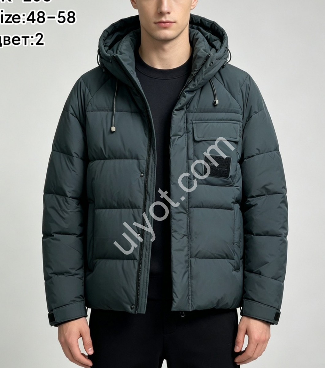 КУРТКА (48-58) Т.ЗЕЛЕНЫЙ JK-206