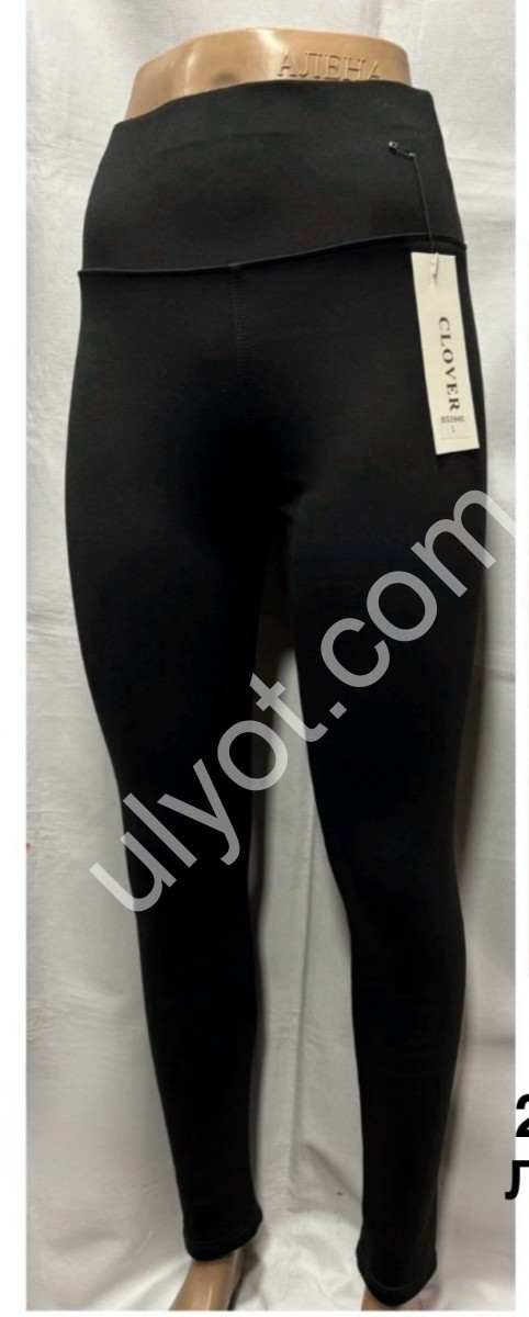 Лосини (L-2XL) Хутро Чорне 2946