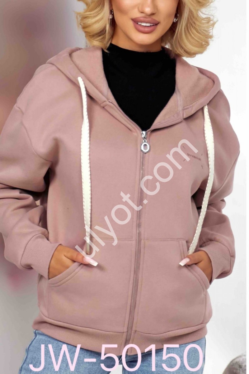 КОФТА JJF (L-4XL) ФЛИС ПУДРА 50150