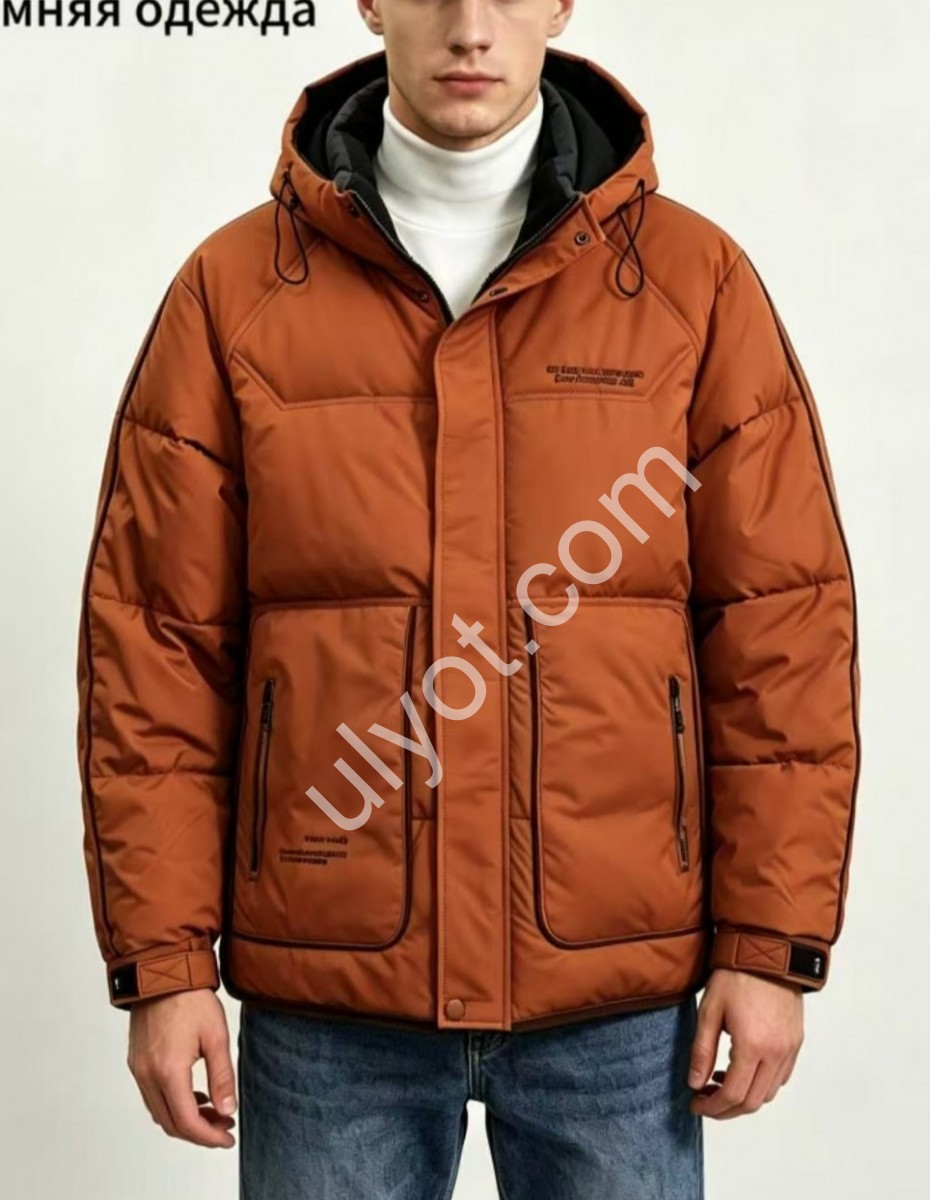 КУРТКА (XL-5XL) КОРИЧНЕВЫЙ 1785