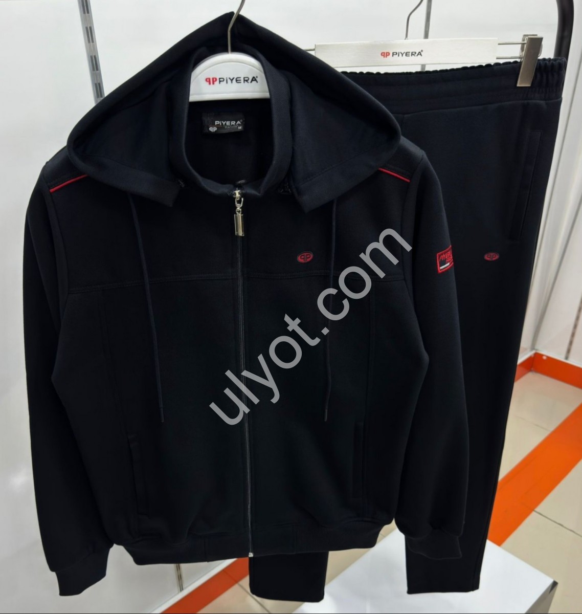 CПОРТ.КОСТЮМ ПИЕРА (M-3XL) БАЙКА ПРЯМОЙ Т.СИНИЙ 5218