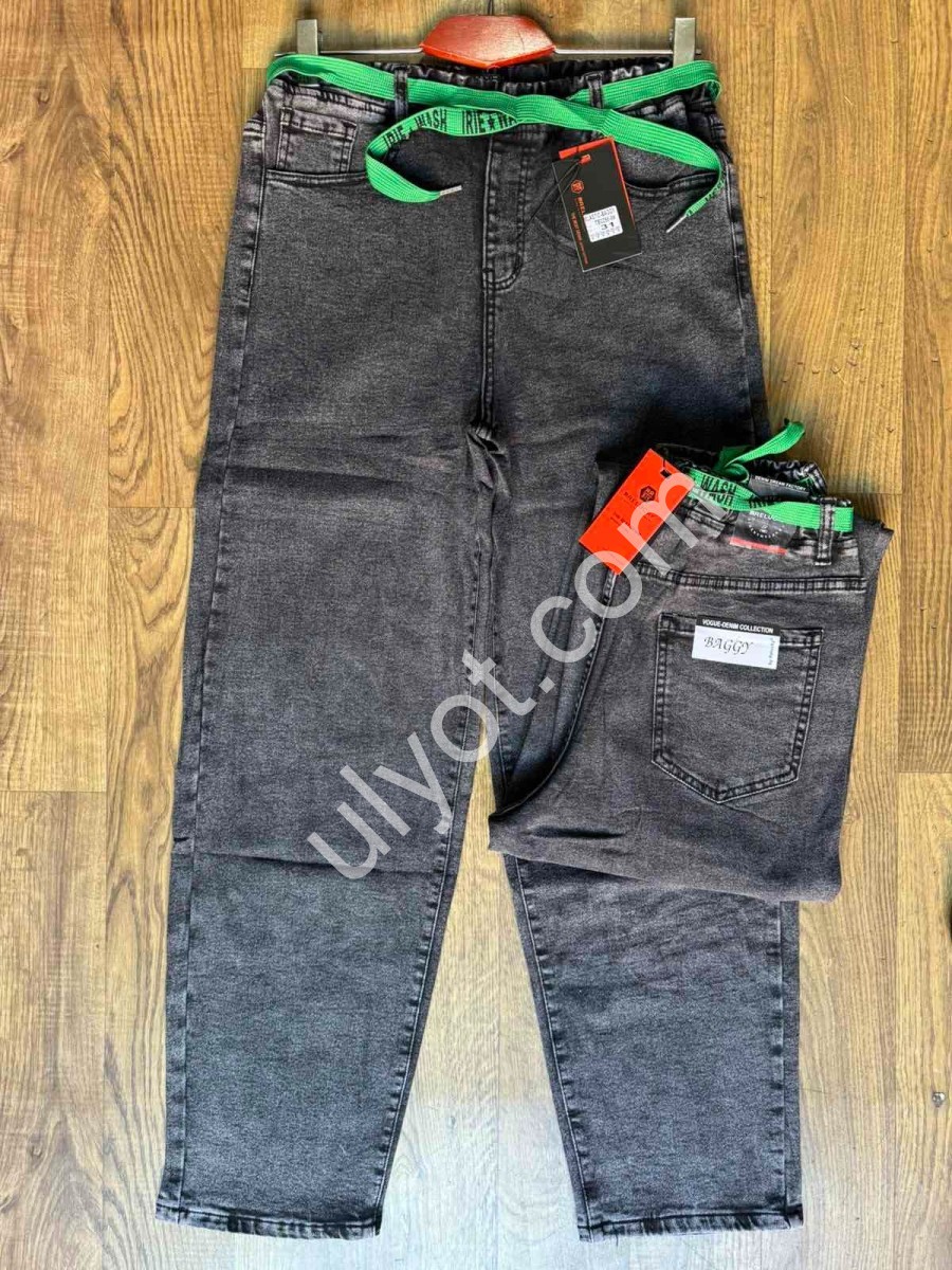 ДЖИНСИ RELUCKY (31-38) БАЙКА СІРИЙ 0298-8