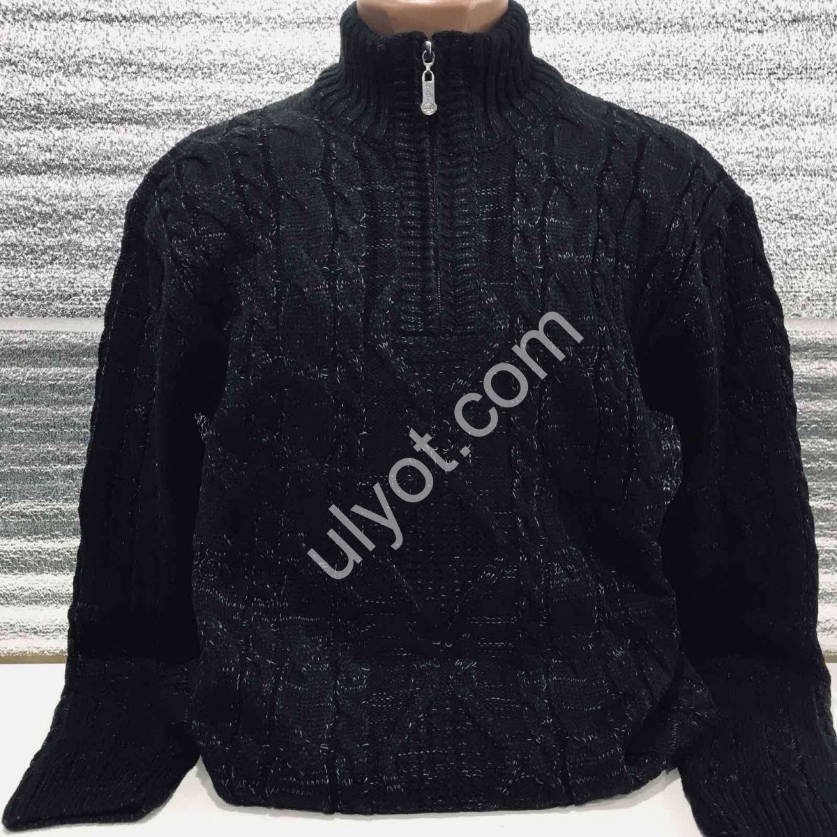 СВІТЕР DEVANTI (L-2XL) ЧОРНИЙ 77114