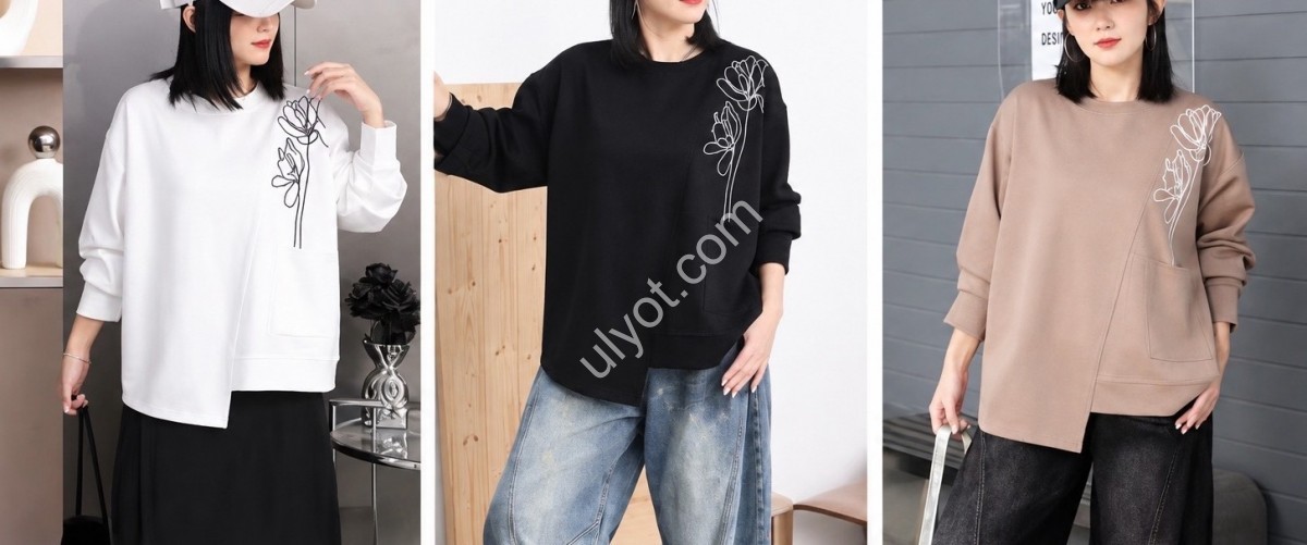 СВИТШОТ (ONE SIZE 44-48) МИКС SV0520