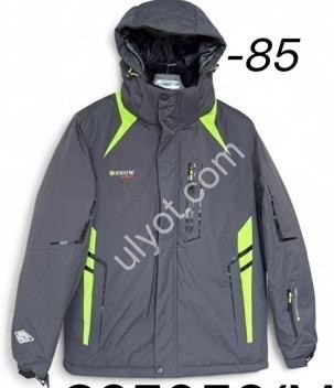 КУРТКА ТЕРМО (M-3XL) СІРИЙ+САЛАТОВИЙ 25056-85
