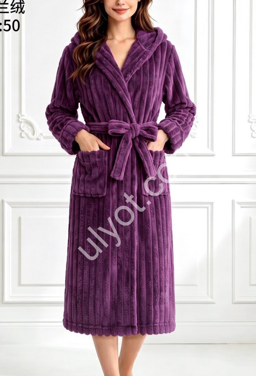 ХАЛАТ (58-66) ФИОЛЕТОВЫЙ 70661