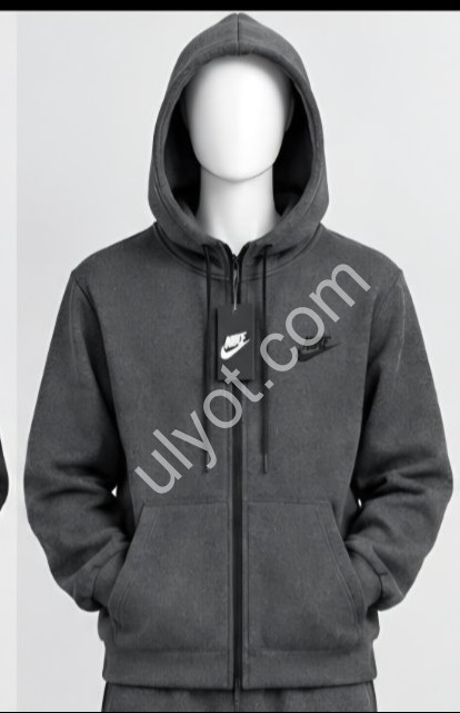КОФТА N02 (48-56) ФЛИС Т.СЕРЫЙ 