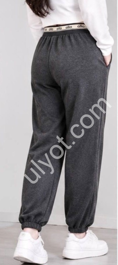ШТАНЫ (6XL-10XL) МЕХ МАНЖЕТ Т.СЕРЫЙ 2014
