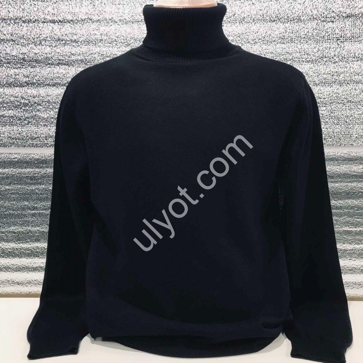 СВИТЕР M.J (M-2XL) ЧЕРНЫЙ 821