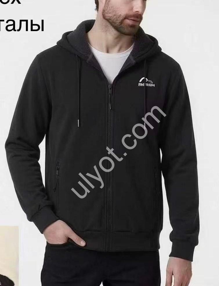 КОФТА (3XL-7XL) Хутро Чорне 2035
