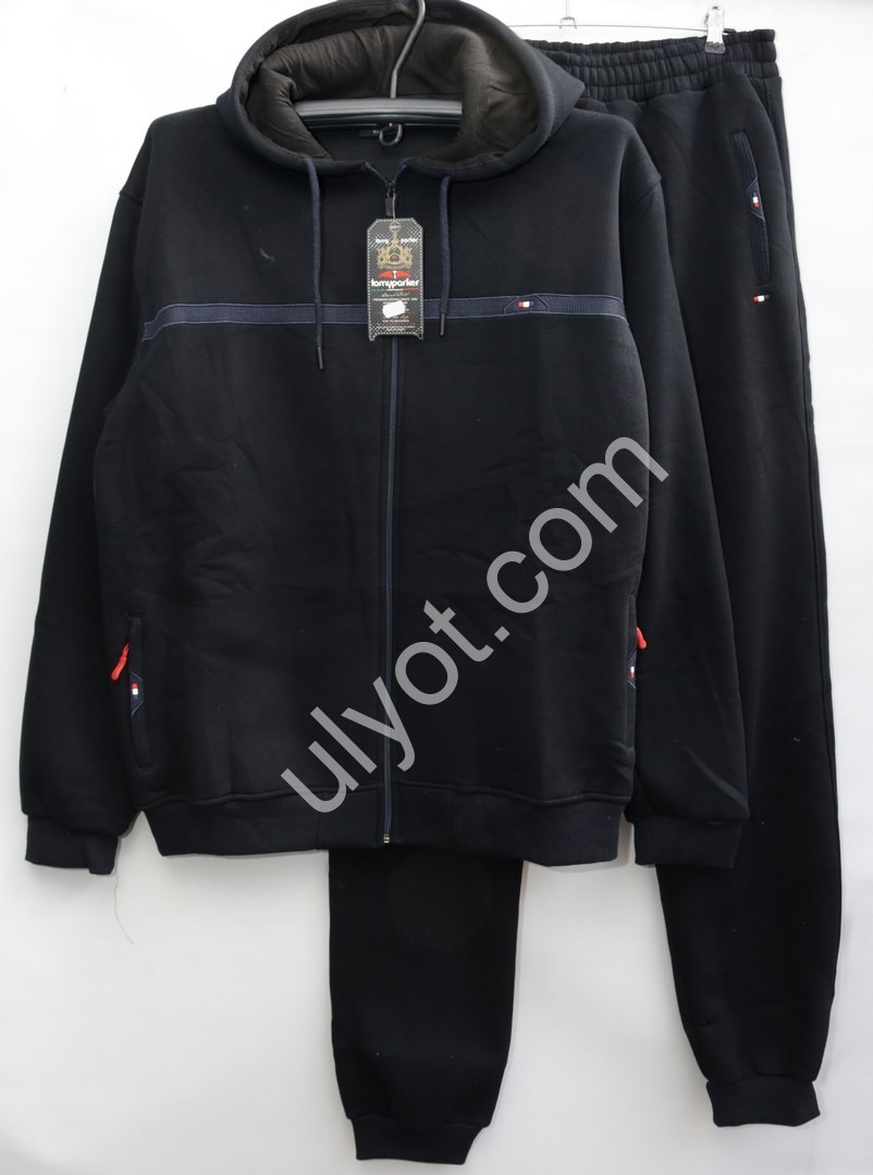CПОРТ.КОСТЮМ (3XL-6XL) БАЙКА МАНЖЕТ Т.СИНИЙ 5847