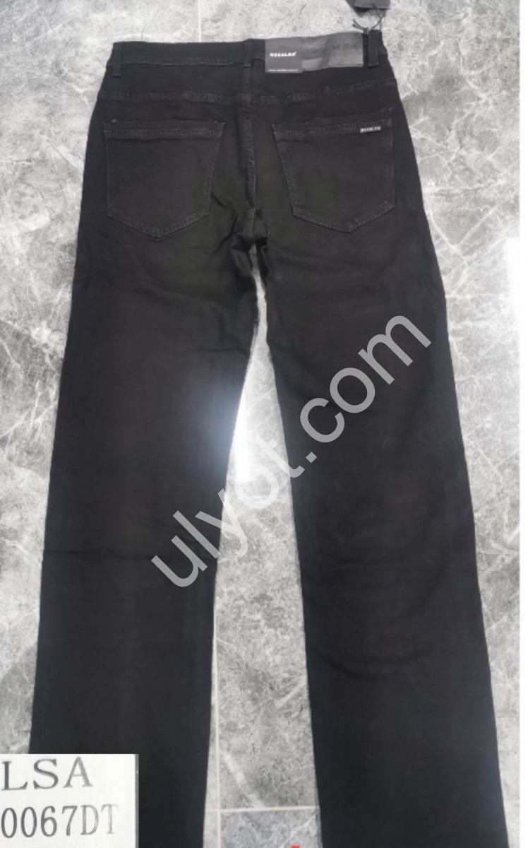 ДЖИНСЫ RESALSA (32-40) ЧЕРНЫЙ 0067DT