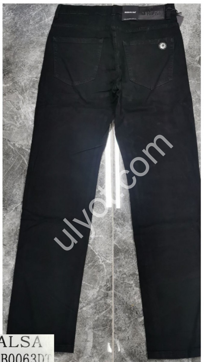 ДЖИНСЫ RESALSA (32-40) ЧЕРНЫЙ 0063DT