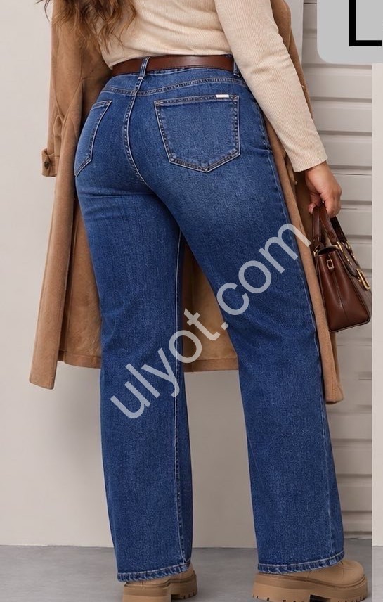 ДЖИНСЫ M.SARA (L-5XL) Т.СИНИЙ 2366-3
