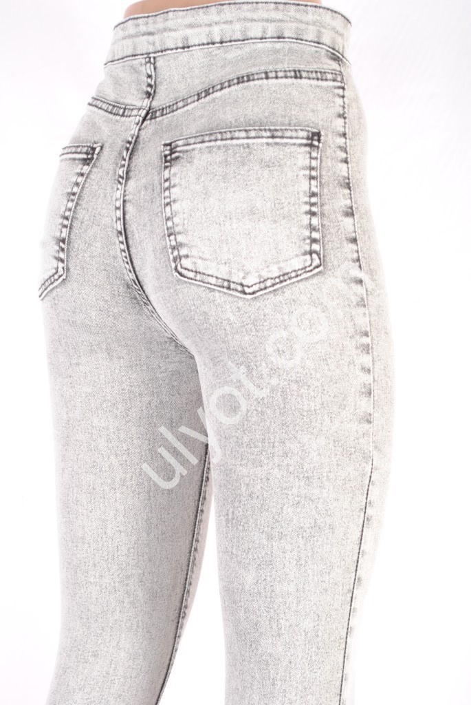 Фото 1 ДЖИНСЫ TOP SHOP (25-32) СЕРЫЙ 3574