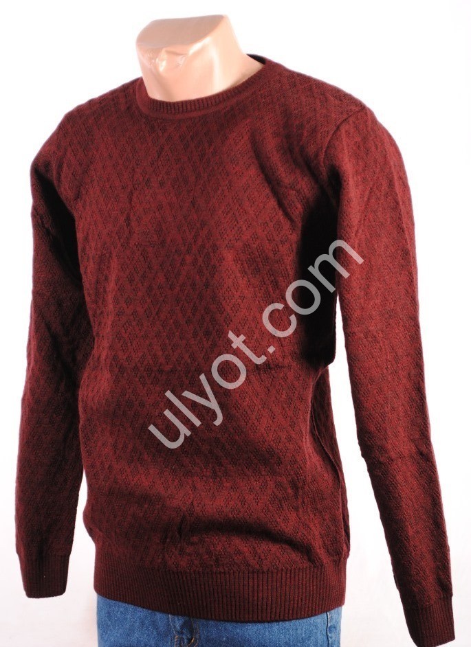СВИТЕР VIP STENDO (M-XL) БОРДО 15705