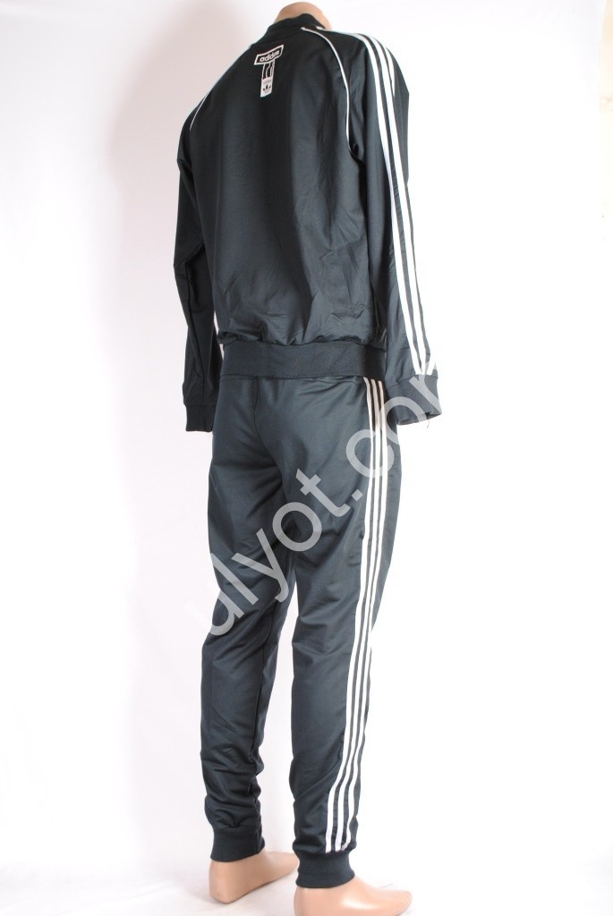 СПОРТ. КОСТЮМ A01 (M-3XL) МАНЖЕТ Т.СИНИЙ 019
