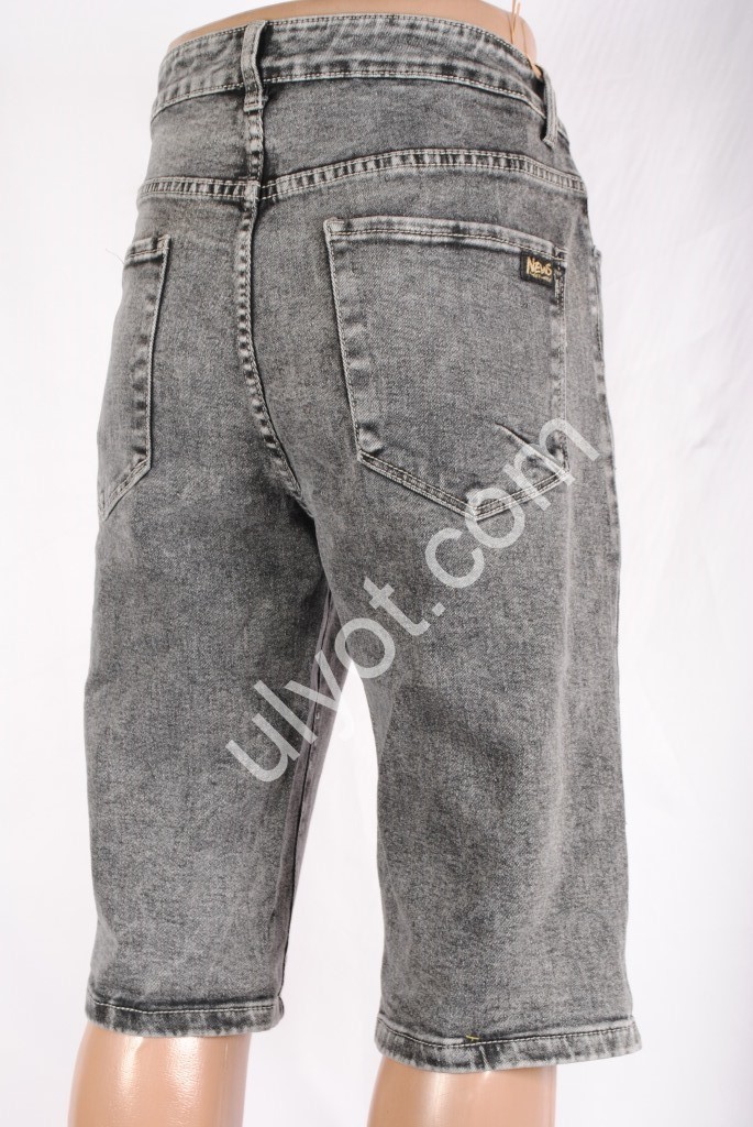 Фото 1 ШОРТЫ NEW JEANS (32-42) ГРАФИТ 804