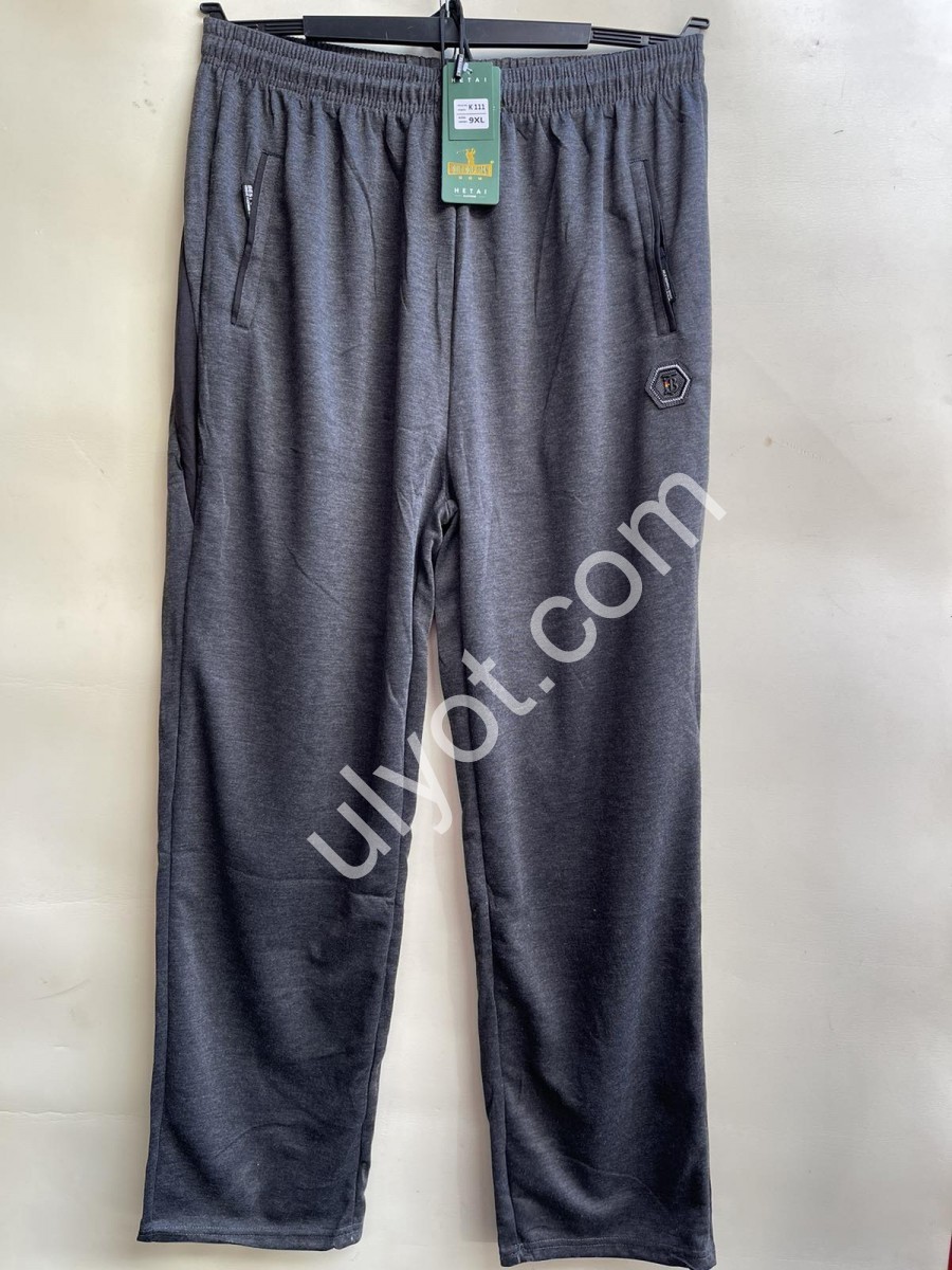 СПОРТ.ШТАНЫ-1 (6XL-10XL) ПРЯМОЙ ГРАФИТ 