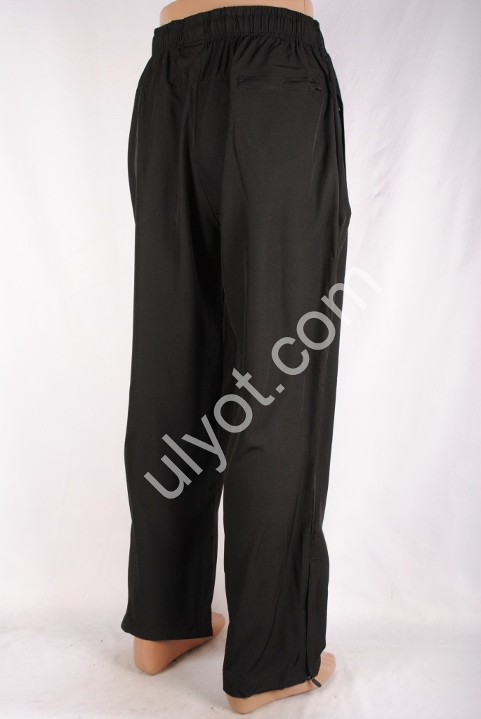 СПОРТ.ШТАНЫ A01 (4XL-8XL) ПРЯМОЙ ЧЕРНЫЙ A-07