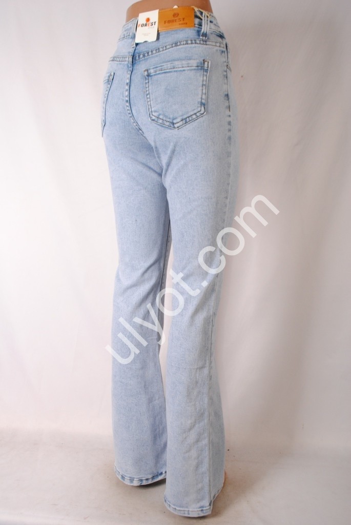 Фото 3 ДЖИНСЫ FOREST JEANS (25-30) ГОЛУБОЙ 3133