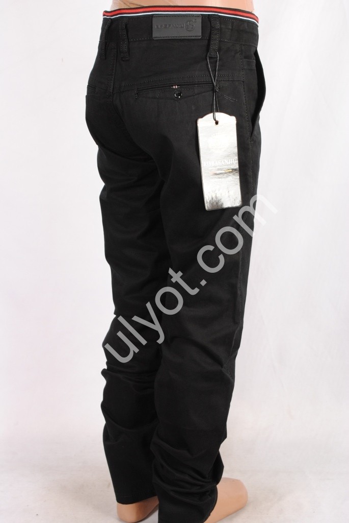 БРЮКИ BASANJIU (30-35) ЧЕРНЫЙ 91114