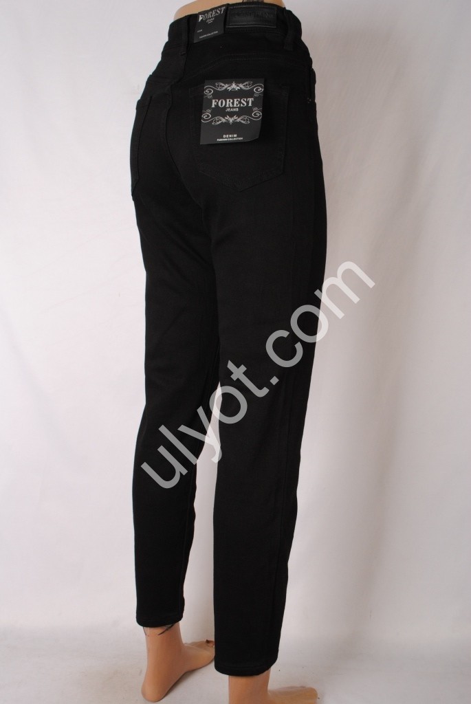 Фото 3 ДЖИНСИ FOREST JEANS (25-30) ЧОРНИЙ БАЙКА 133