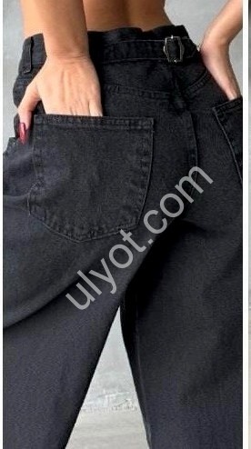 Фото 3 ДЖИНСЫ TOP SHOP (25-32) ГРАФИТ 1863