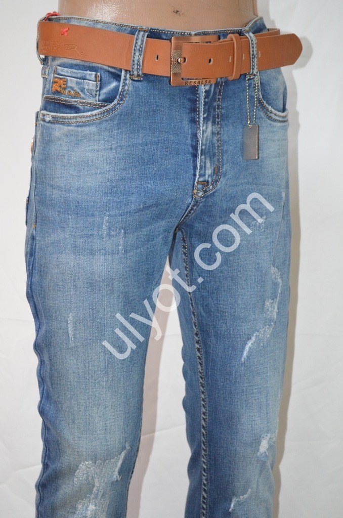Фото 2 ДЖИНСИ RESALSA (30-38) СИНІЙ 10034