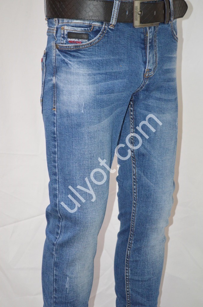 Фото 2 ДЖИНСИ RESALSA (27-33) СИНІЙ 9687