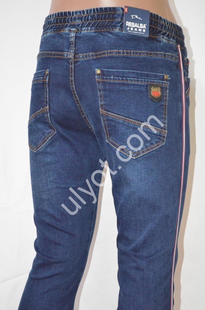 ДЖИНСЫ RESALSA (27-33) Т.СИНИЙ 1014