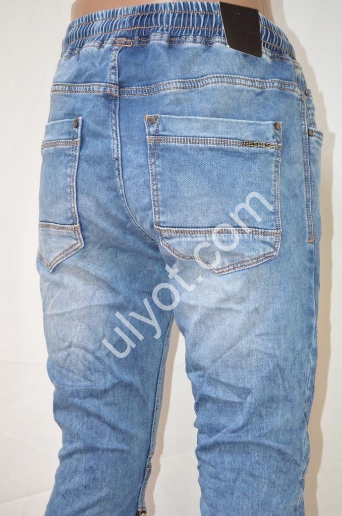 ДЖИНСЫ RESALSA (29-36) ГОЛУБОЙ 8126XT-1
