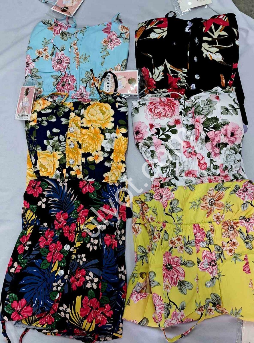 Фото 1 ПЛАТЬЕ (ONE SIZE 44-48) МИКС 1927