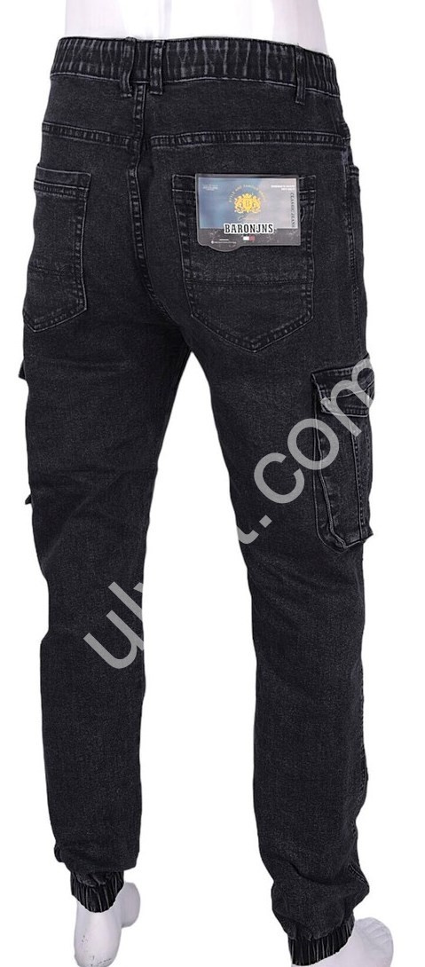 Фото 1 ДЖИНСЫ BARON (30-38) ЧЕРНЫЙ 8849