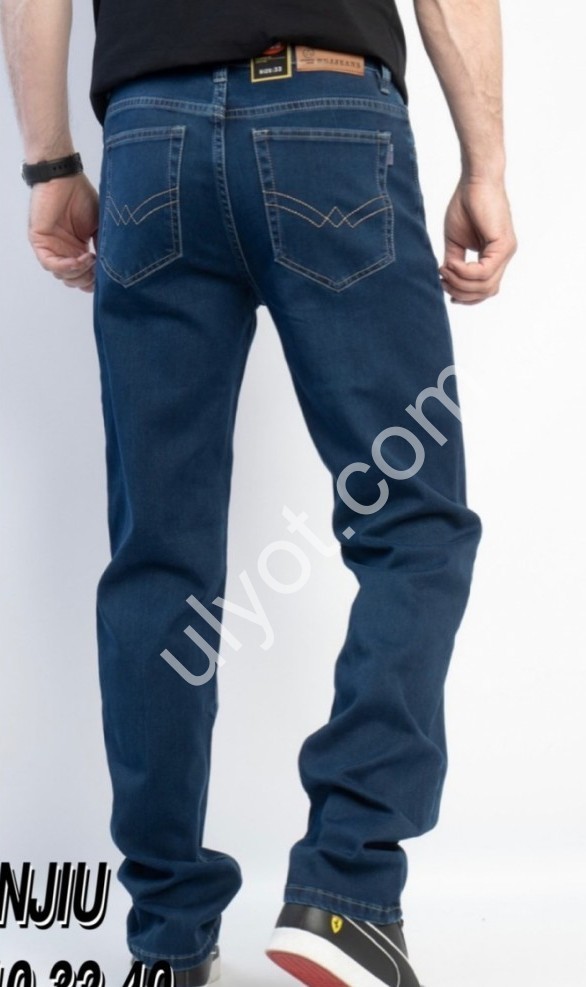 ДЖИНСЫ BASANJIU (32-40) Т.СИНИЙ 029-8-10