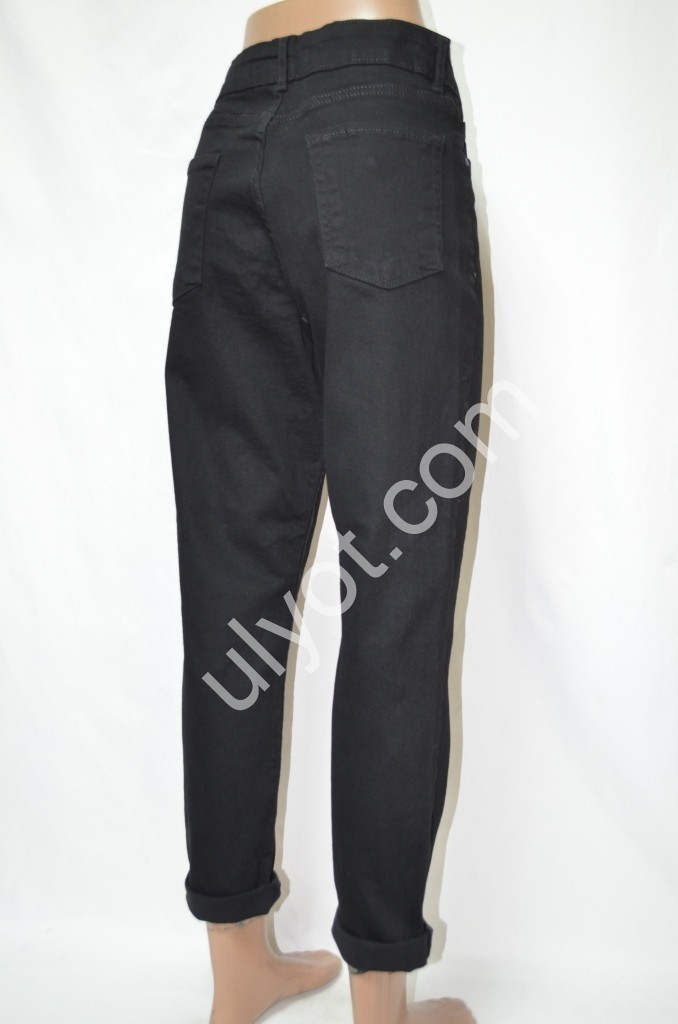 Фото 3 ДЖИНСЫ SASHA (26-31) ЧЕРНЫЙ 4370