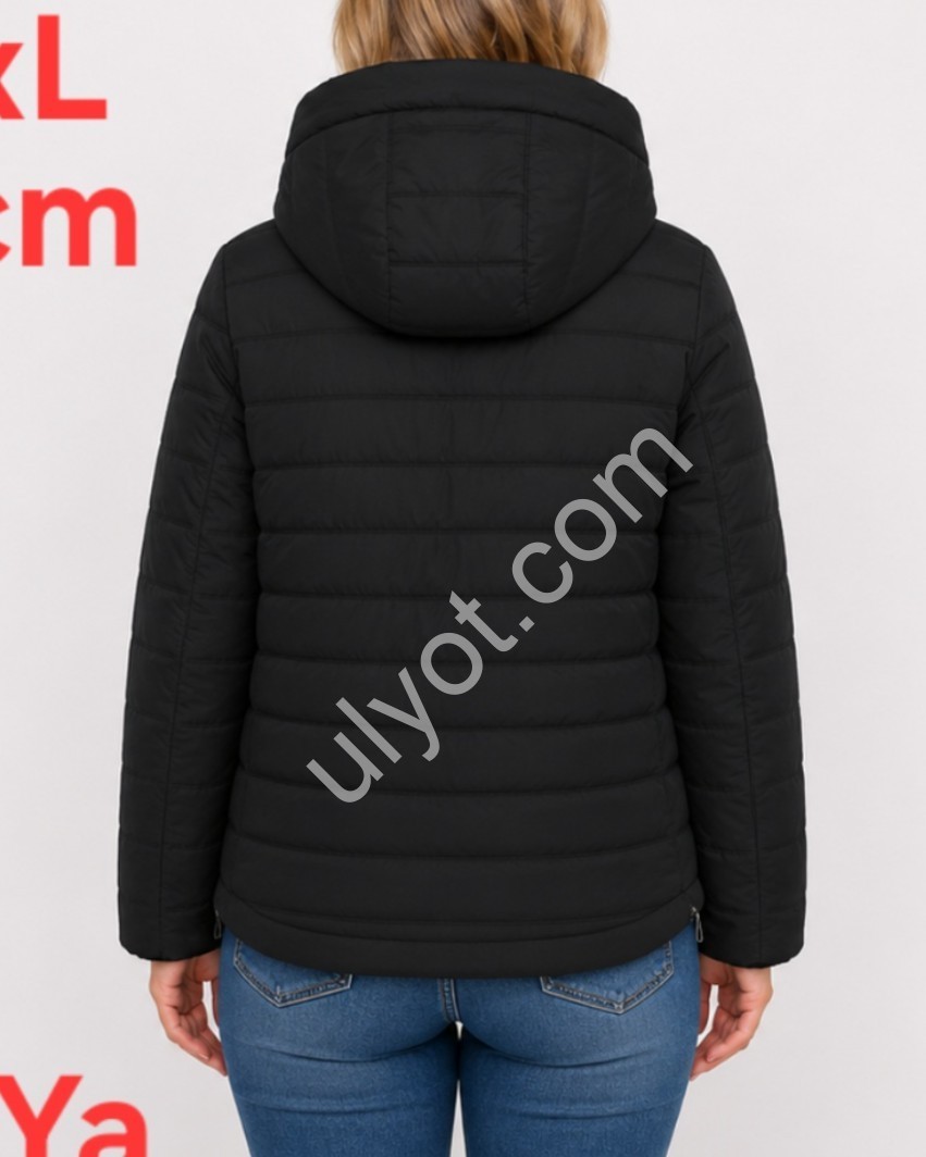 КУРТКА LILIYA (S-2XL) ЧЕРНЫЙ 601-10