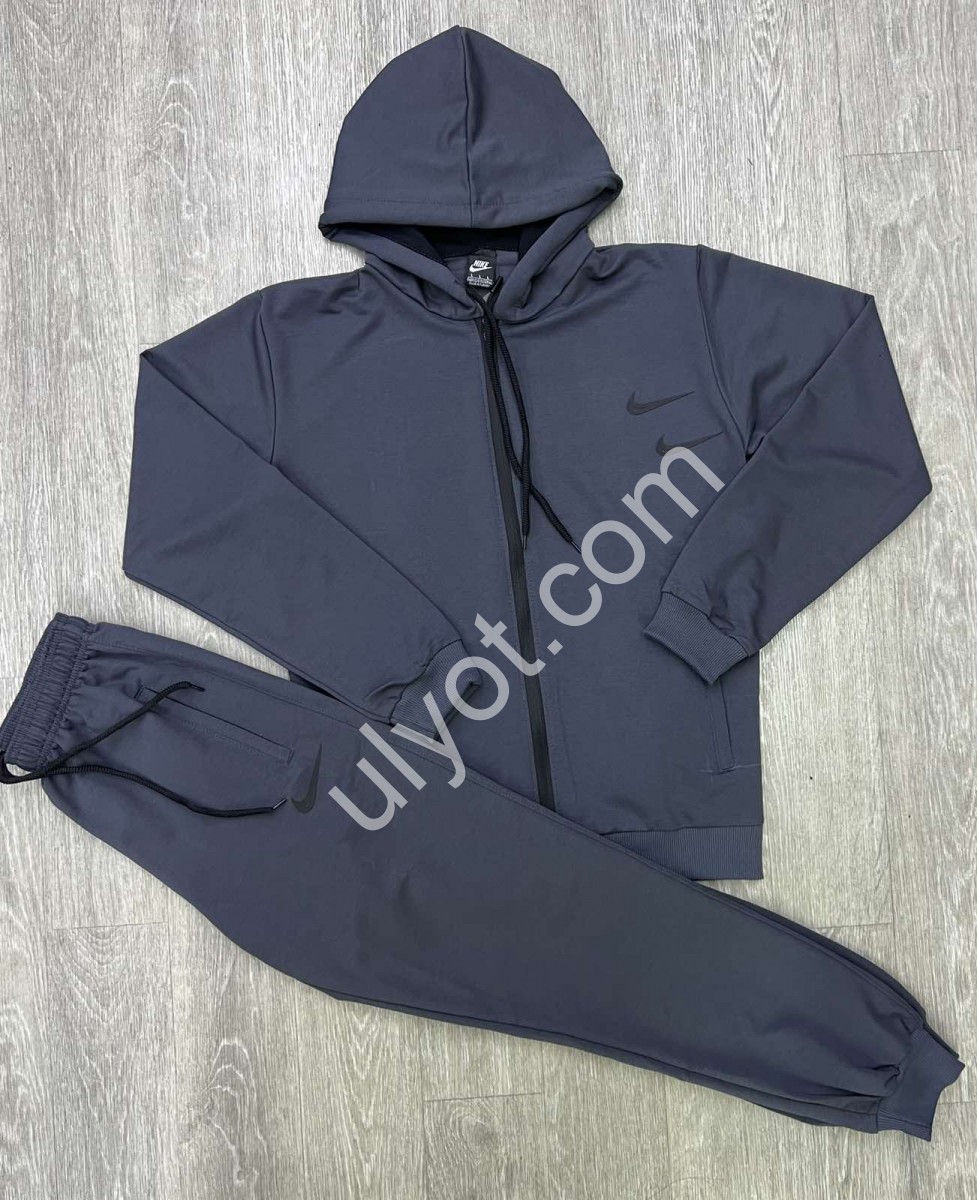 СПОРТ. КОСТЮМ N02 (M-3XL) МАНЖЕТ ГРАФІТ 250