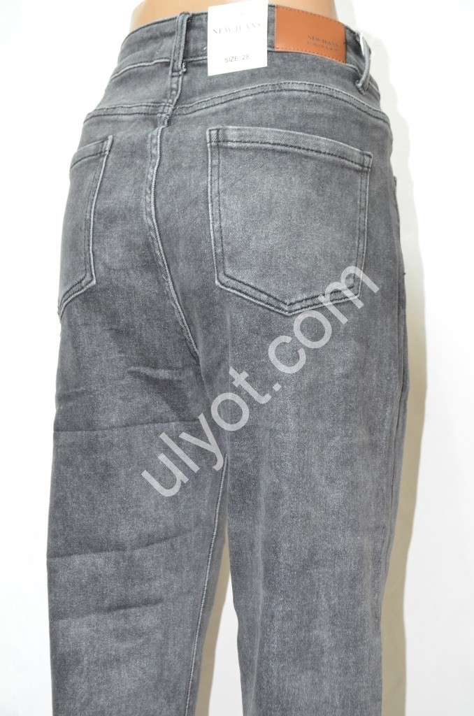 ДЖИНСЫ NEW JEANS (28-33) ГРАФИТ 536